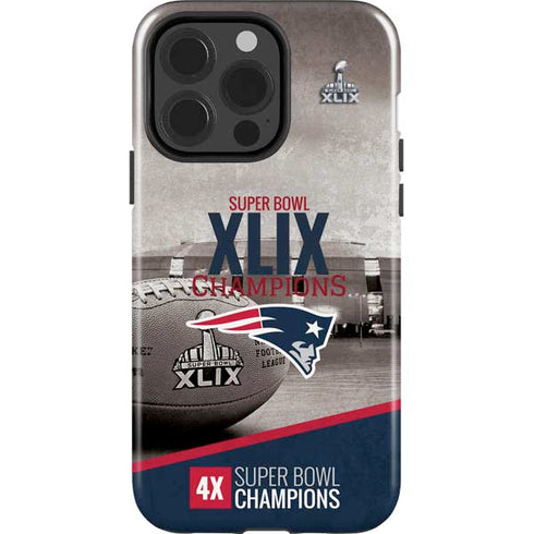 NFL Patriots Super Bowl XLIX Champs iPhone 13 Pro Impact Case