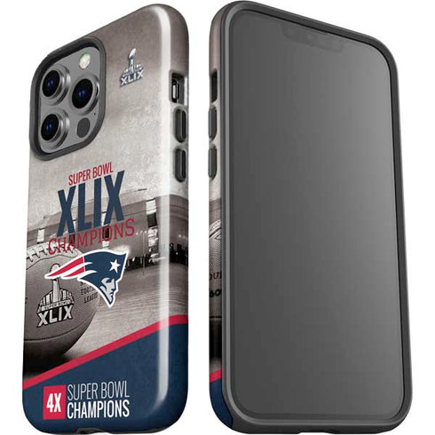 NFL Patriots Super Bowl XLIX Champs iPhone 13 Pro Impact Case