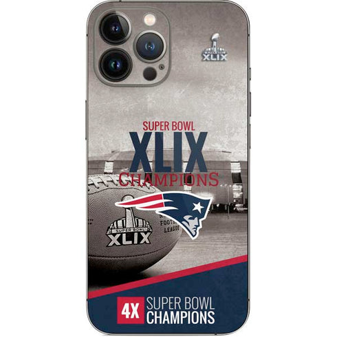 NFL Patriots Super Bowl XLIX Champs iPhone 13 Pro Max Skin