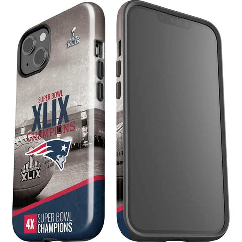 NFL Patriots Super Bowl XLIX Champs iPhone 15 Impact Case