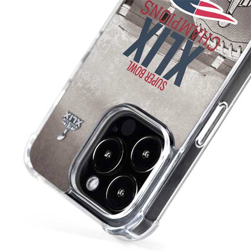 NFL Patriots Super Bowl XLIX Champs iPhone 14 Pro MagSafe Case