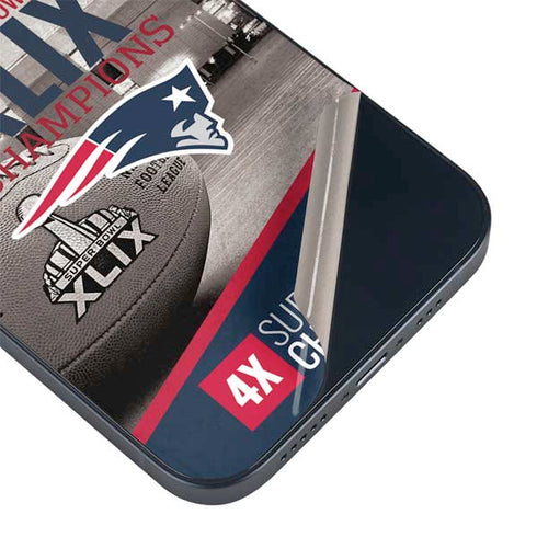 NFL Patriots Super Bowl XLIX Champs iPhone 14 Skin