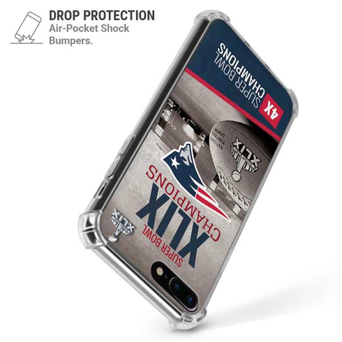 NFL Patriots Super Bowl XLIX Champs iPhone 7/8 Plus Clear Case