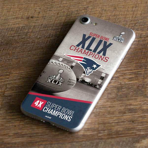 NFL Patriots Super Bowl XLIX Champs iPhone 7 Skin