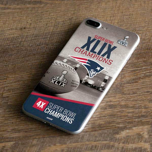 NFL Patriots Super Bowl XLIX Champs iPhone 8 Plus Skin