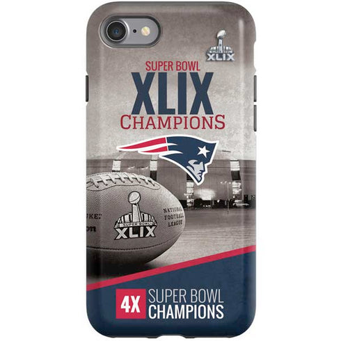 NFL Patriots Super Bowl XLIX Champs iPhone SE (2nd & 3rd Gen) Pro Case