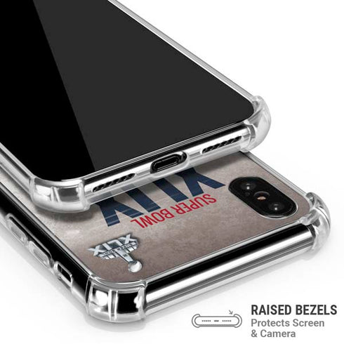 NFL Patriots Super Bowl XLIX Champs iPhone X/XS Clear Case