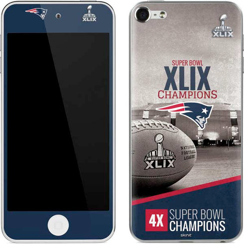 NFL Patriots Super Bowl XLIX Champs Apple iPod Skin