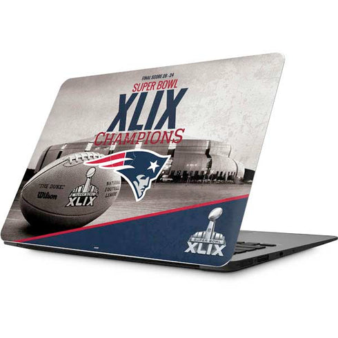 NFL Patriots Super Bowl XLIX Champs Apple MacBook Skin