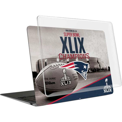 NFL Patriots Super Bowl XLIX Champs MacBook Air 13in M1 (2021) Case plus Skin