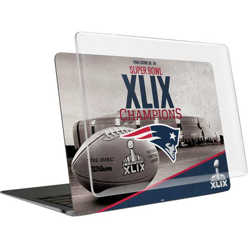 NFL Patriots Super Bowl XLIX Champs MacBook Air 15in (2023-2025) Case plus Skin