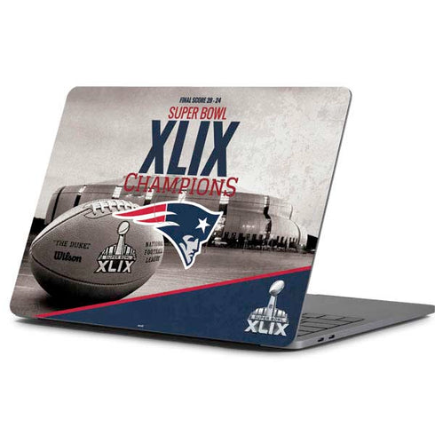 NFL Patriots Super Bowl XLIX Champs Apple MacBook Pro 13-inch Skin