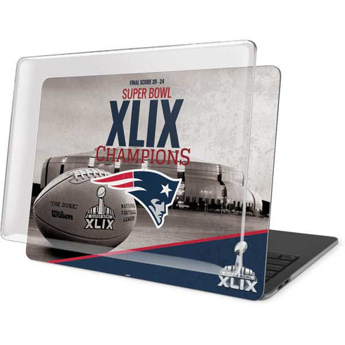 NFL Patriots Super Bowl XLIX Champs MacBook Pro 16in (2019-20) Case plus Skin