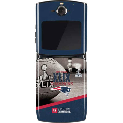 NFL Patriots Super Bowl XLIX Champs Motorola RAZR Skin