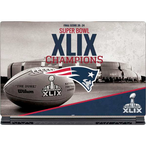 NFL Patriots Super Bowl XLIX Champs MSI GS65 Stealth Laptop Skin
