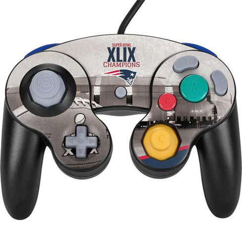 NFL Patriots Super Bowl XLIX Champs Nintendo GameCube Controller Skin