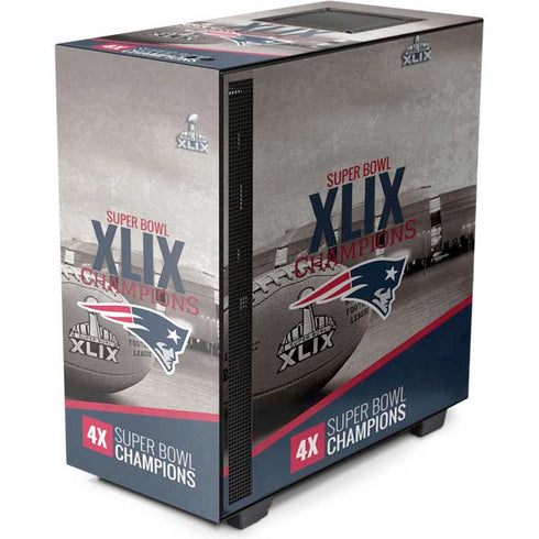 NFL Patriots Super Bowl XLIX Champs NZXT H510 Compact ATX Mid-Tower Case Skin