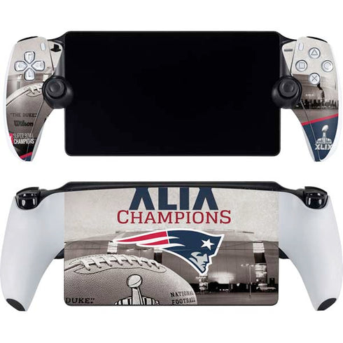 NFL Patriots Super Bowl XLIX Champs PlayStation Portal Remote Player Skin
