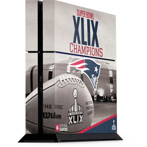 NFL Patriots Super Bowl XLIX Champs PS4 Console Skin