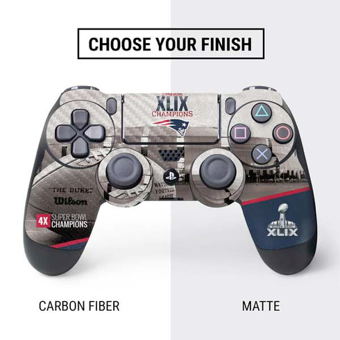NFL Patriots Super Bowl XLIX Champs PS4 Controller Skin