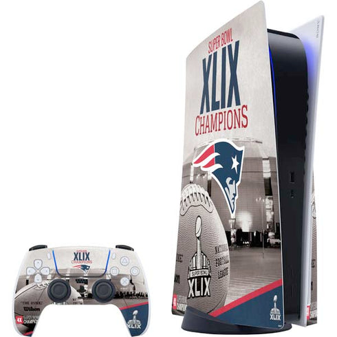 NFL Patriots Super Bowl XLIX Champs PS5 Bundle Skin