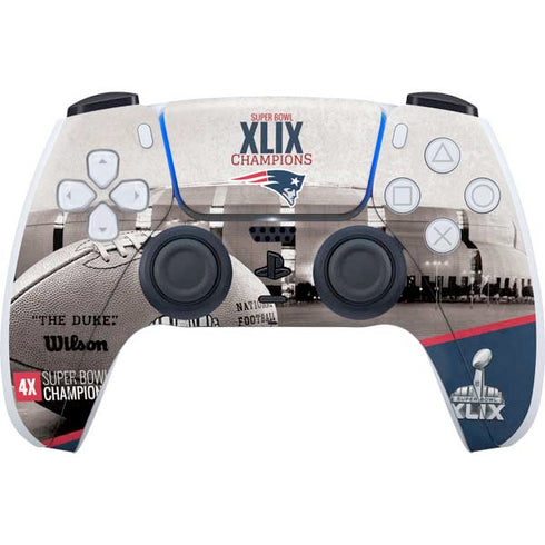 NFL Patriots Super Bowl XLIX Champs PS5 Controller Skin
