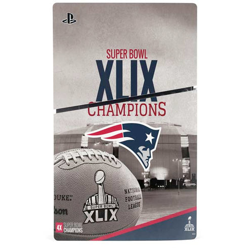 NFL Patriots Super Bowl XLIX Champs PS5 Slim Digital Edition Bundle Skin