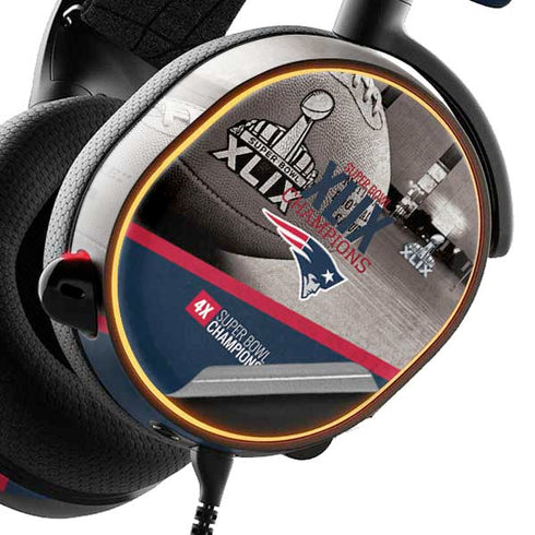NFL Patriots Super Bowl XLIX Champs SteelSeries Arctis 3 Skin