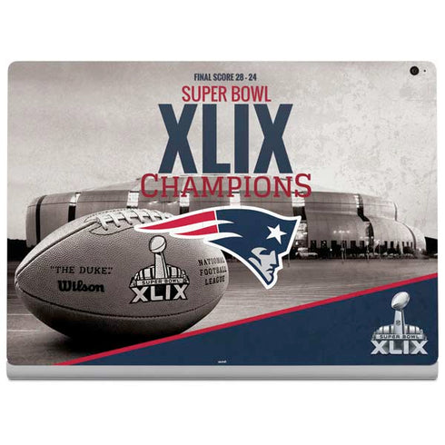 NFL Patriots Super Bowl XLIX Champs Surface Book 2 15in Skin