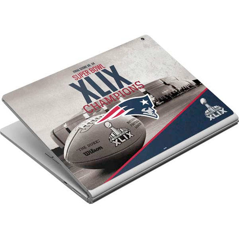 NFL Patriots Super Bowl XLIX Champs Surface Book Skin