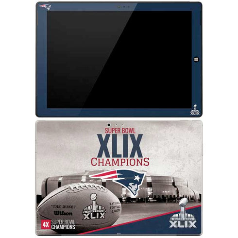 NFL Patriots Super Bowl XLIX Champs Surface Pro 3 Skin