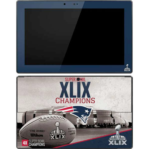 NFL Patriots Super Bowl XLIX Champs Surface Pro Tablet Skin