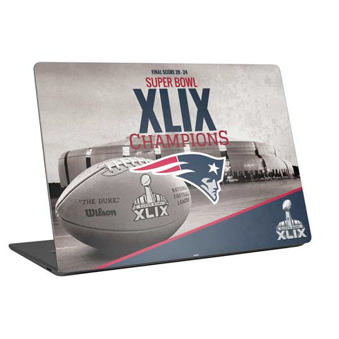NFL Patriots Super Bowl XLIX Champs Universal Laptop 14in (11.4 x 8.2in) Skin