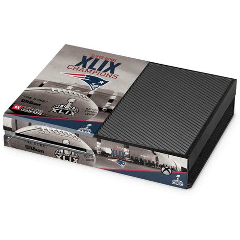 NFL Patriots Super Bowl XLIX Champs Xbox One Console Skin