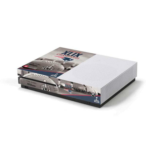 NFL Patriots Super Bowl XLIX Champs Xbox One S Console Skin