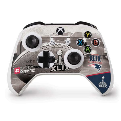 NFL Patriots Super Bowl XLIX Champs Xbox One S Controller Skin
