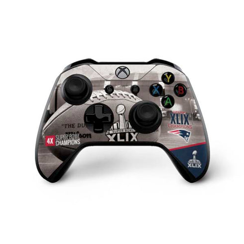 NFL Patriots Super Bowl XLIX Champs Xbox One X Controller Skin