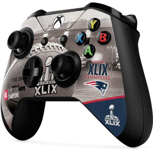 NFL Patriots Super Bowl XLIX Champs Xbox One X Controller Skin
