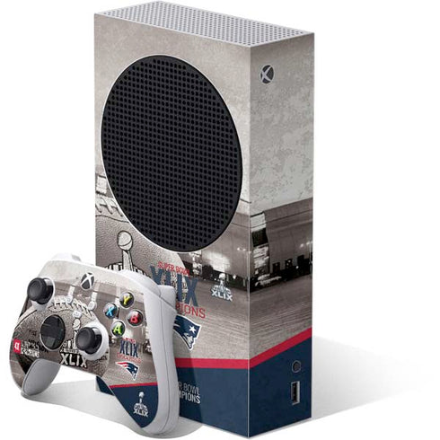 NFL Patriots Super Bowl XLIX Champs Xbox Series S Skins