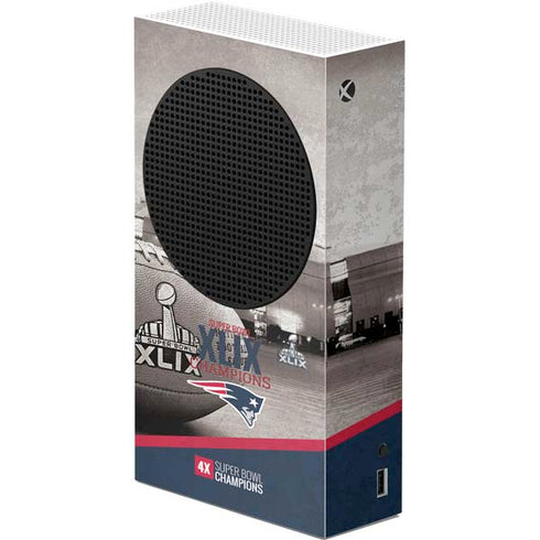 NFL Patriots Super Bowl XLIX Champs Xbox Series S Console Skin
