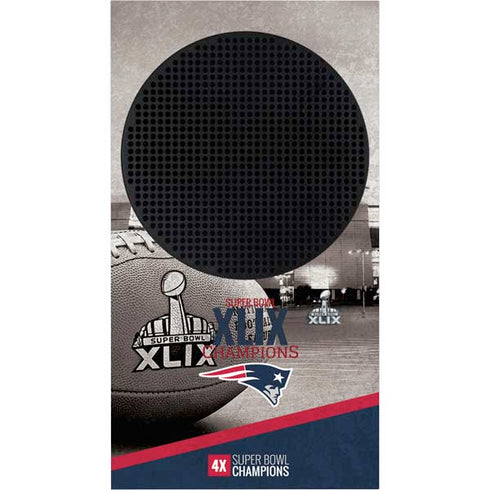 NFL Patriots Super Bowl XLIX Champs Xbox Series S Console Skin