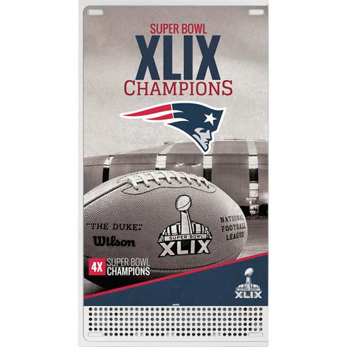 NFL Patriots Super Bowl XLIX Champs Xbox Series S Console Skin