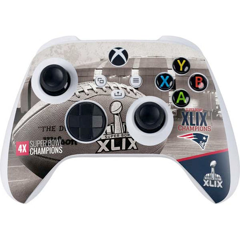 NFL Patriots Super Bowl XLIX Champs Xbox Series S Controller Skin