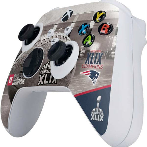 NFL Patriots Super Bowl XLIX Champs Xbox Series S Controller Skin