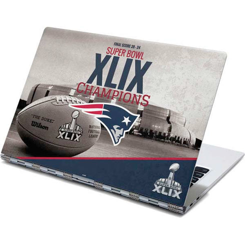 NFL Patriots Super Bowl XLIX Champs Yoga 910 2-in-1 14in Touch-Screen Skin