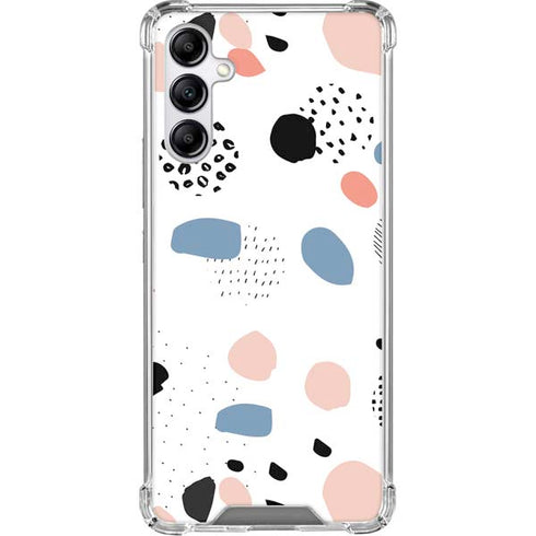 Patterned Dots Galaxy A15 5G Clear Case