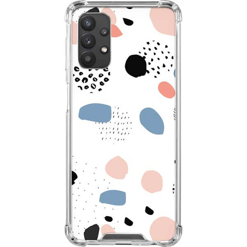 Patterned Dots Galaxy A32 5G Clear Case