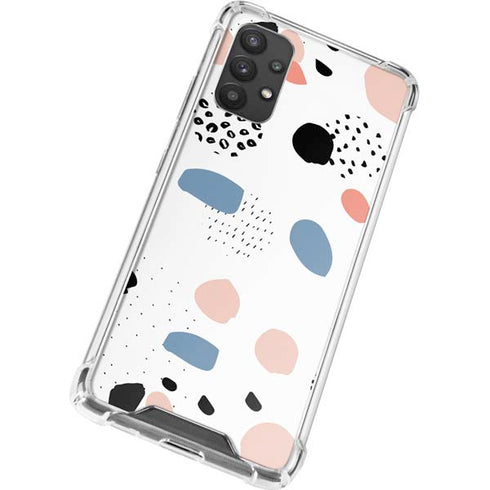 Patterned Dots Galaxy A32 5G Clear Case