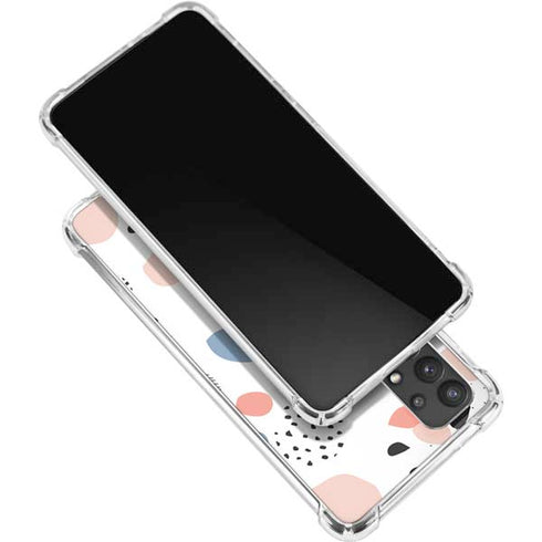 Patterned Dots Galaxy A32 5G Clear Case