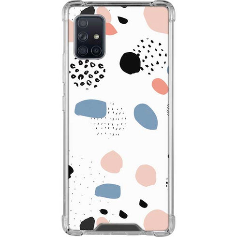 Patterned Dots Galaxy A51 5G Clear Case